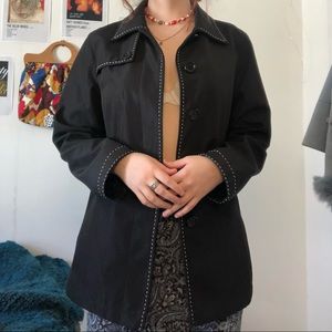 SOLD ON DEPOP @winedark / black jacket